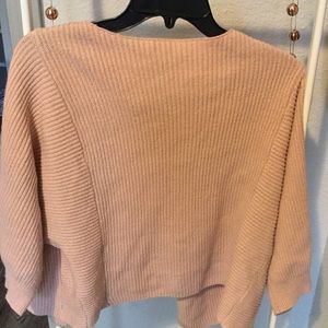 Open back sweater
